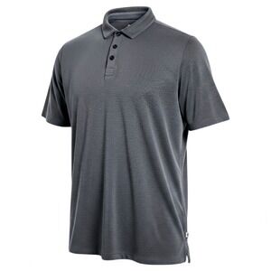 Tommy Bahama XL Gray Textured Golf Polo Shirt Short Sleeve Mens
